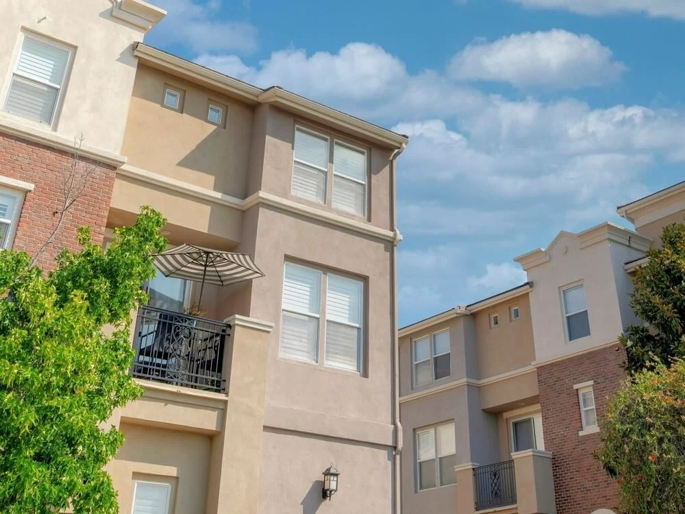 Modern apartment building in San Marcos, California, representative of multi-family properties requiring commercial HVAC services.