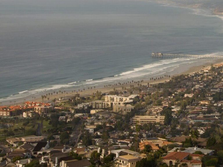 Coastal commercial and multi-family properties in San Diego exposed to marine air
